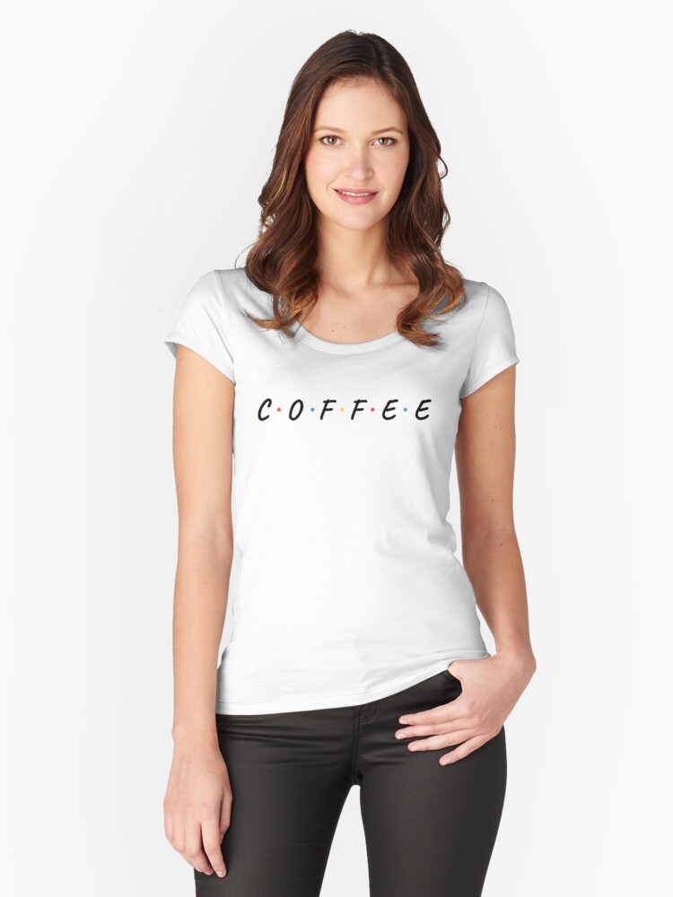 Tričko s potiskem Coffee design alias přátelé